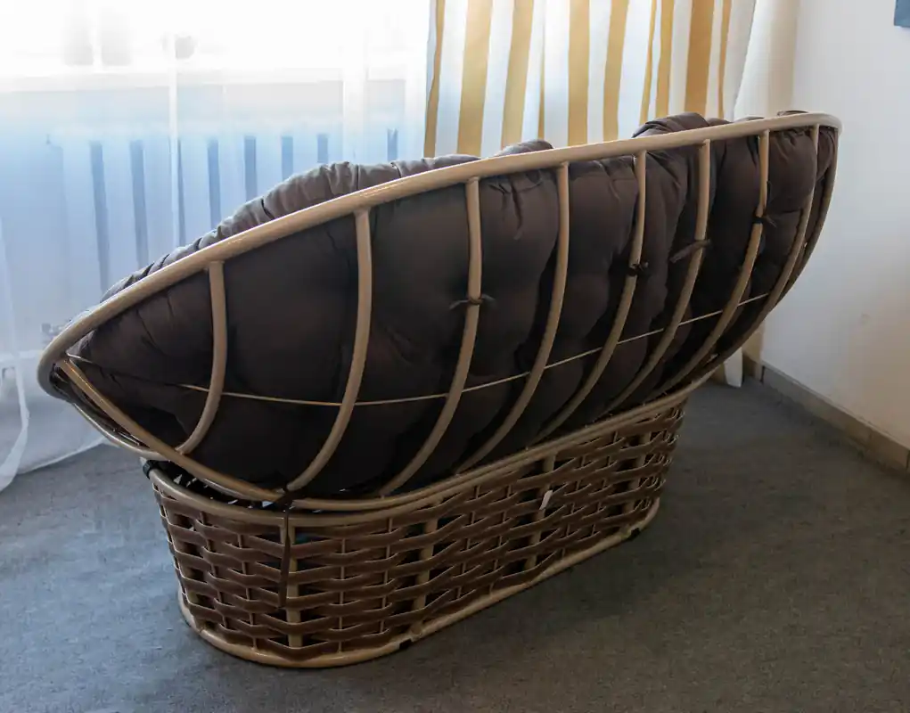 ac5c6c26022d16ece8dc20569c0f4e1a Диван из металла и искусственного ротанга - Мамасан Альфа — изображение 3